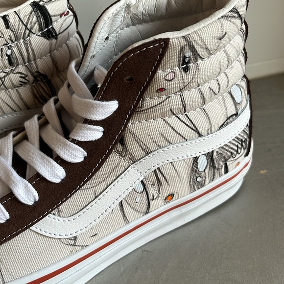 Vans x Javier Calleja OG SK8-HI LX Potting Soil Turtledove Sneakers - Picture 9 of 12